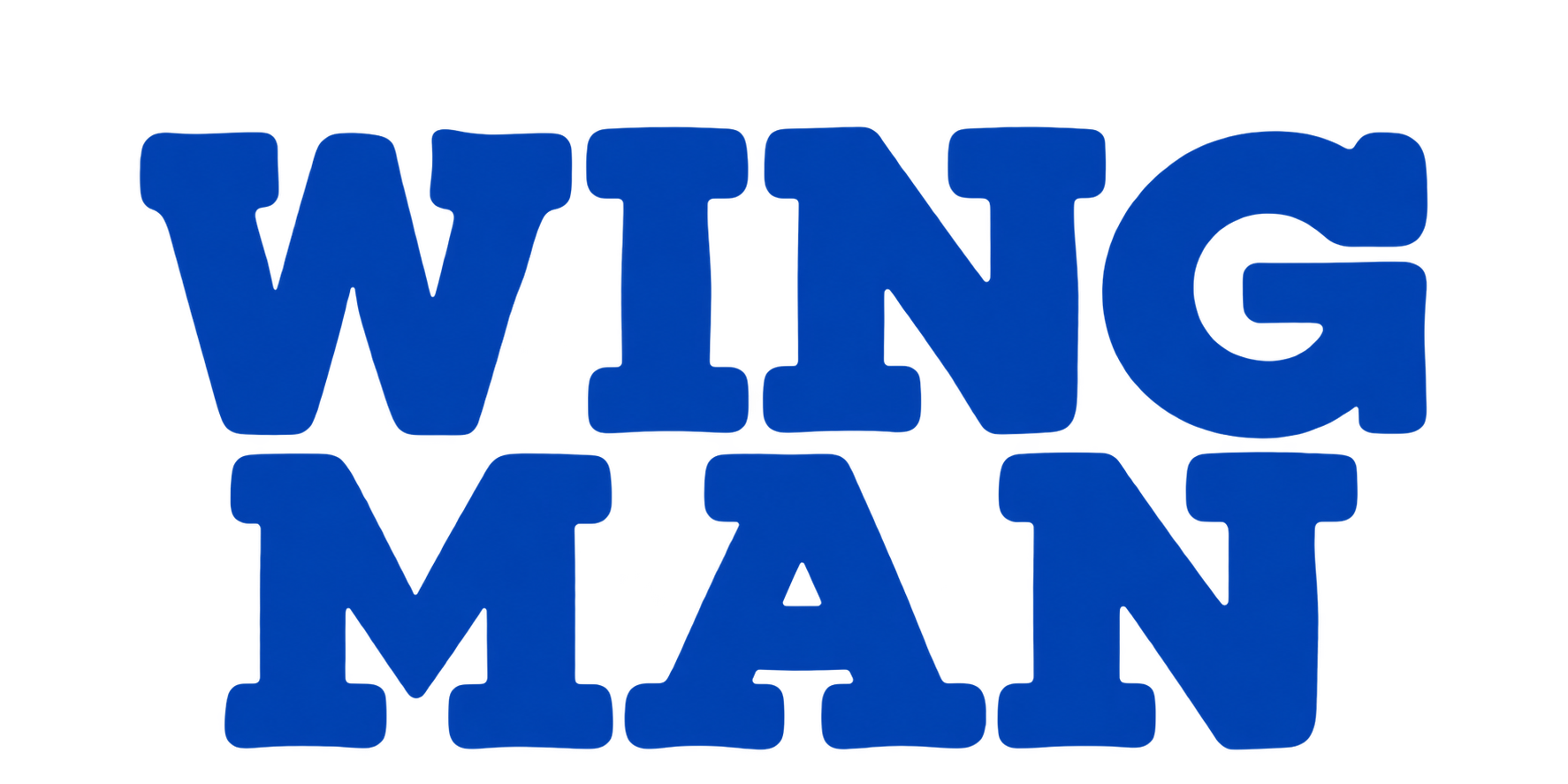 Wingman original written logo